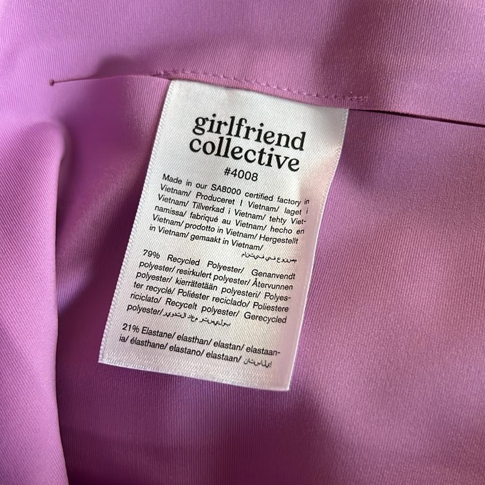 NWT Girlfriend Collective Lilac Compressive Leggings - Picture 6 of 6